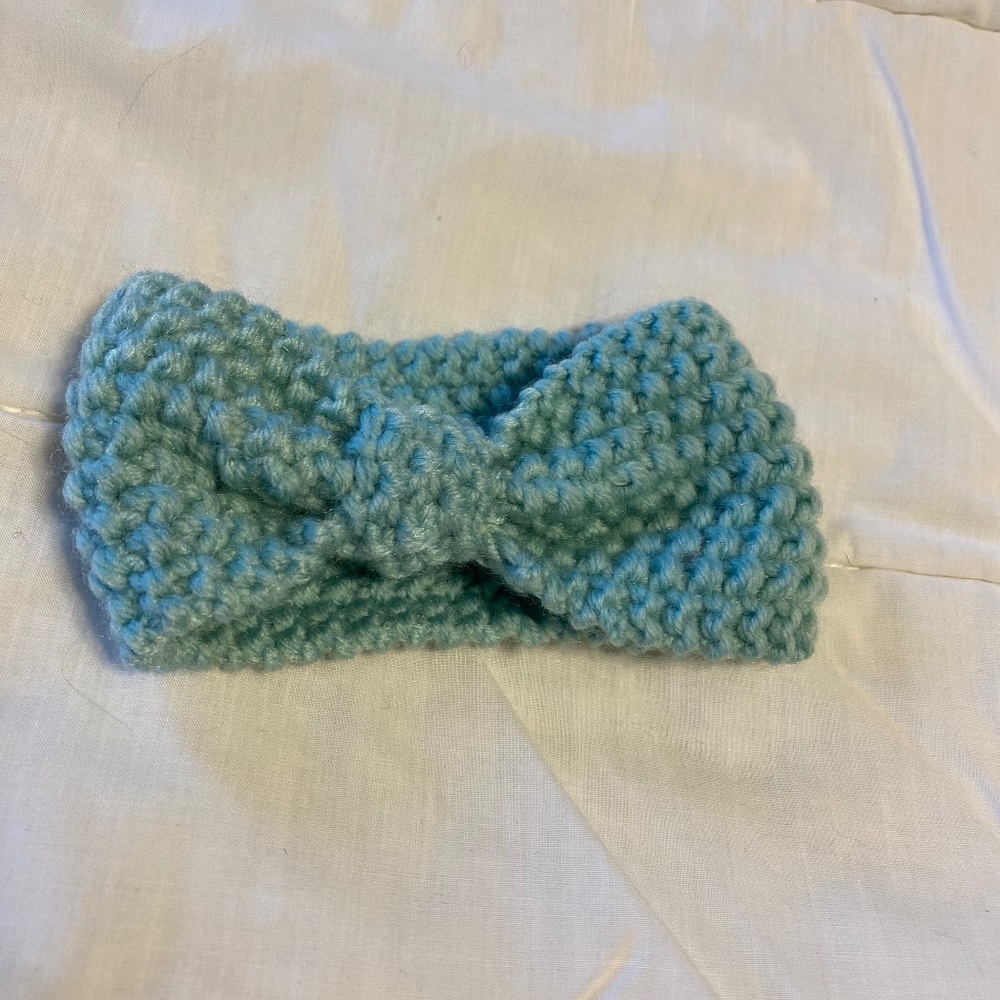 Infant knit head wrap